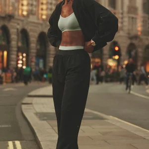 Mixed Media Reinvention Jogger - Black