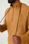 Ripstop 1/4 Zip On-Set Jacket - Toffee