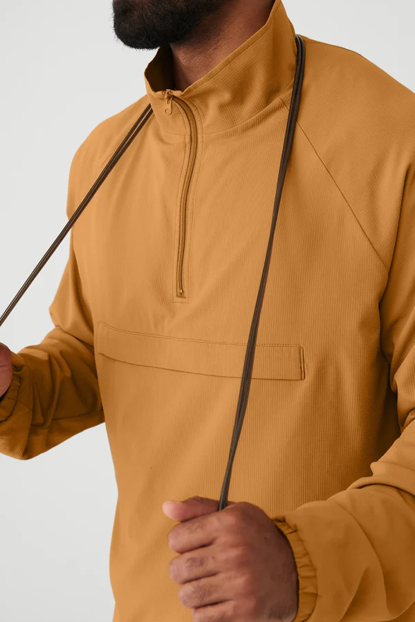 Ripstop 1/4 Zip On-Set Jacket - Toffee