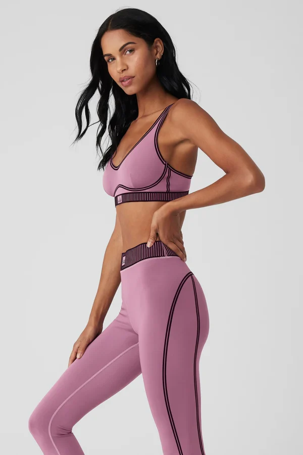 Airlift Line Up Bra - Soft Mulberry