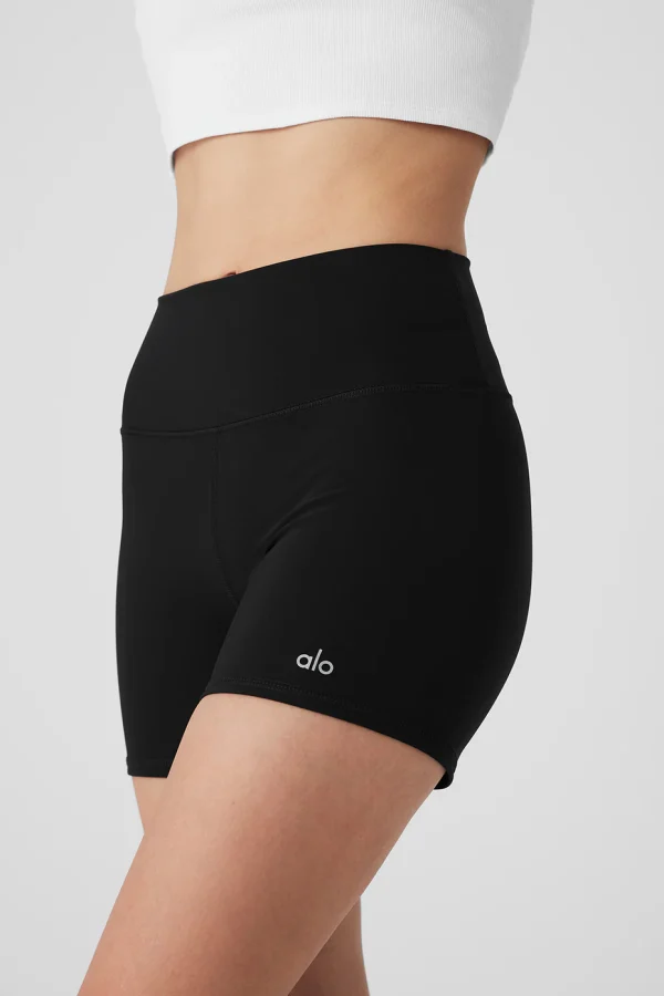 4 Vapor High-Waist Fierce Short - Black