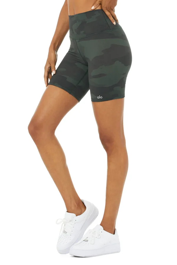 7 High-Waist Vapor Short - Hunter Camouflage