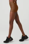 3 High-Waist Airlift Short - Cinnamon Brown