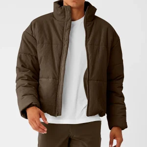 Corduroy Stage Puffer - Espresso