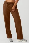 Accolade Straight Leg Sweatpant - Cinnamon Brown
