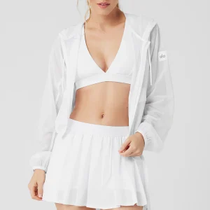 Mesh Sheer Bliss Jacket - White