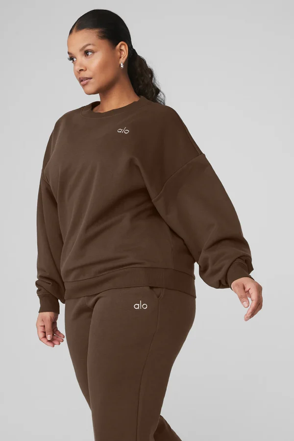 Accolade Crew Neck Pullover - Espresso