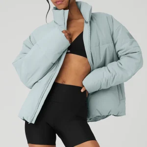 Stretch Woven Street Puffer - Cosmic Grey