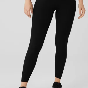 Alosoft High-Waist 7/8 Highlight Legging - Black