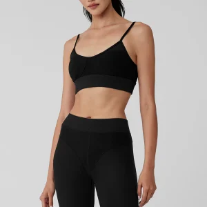 Alosoft Head Start Bra - Black