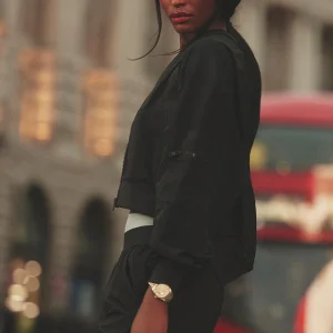 Mixed Media Reinvention Jacket - Black