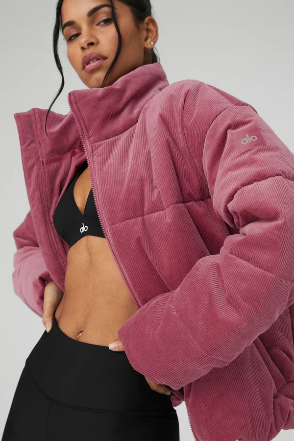 Corduroy Stage Puffer - Mars Clay