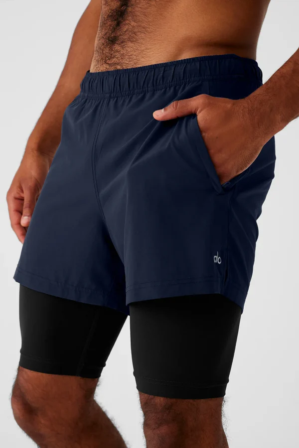 5 Revival 2-in-1 Short - Navy/Black