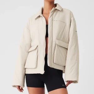 Voyage Utility Cargo Jacket - Bone