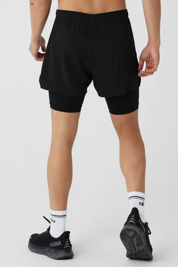 5 Revival 2-In-1 Short - Black/Black