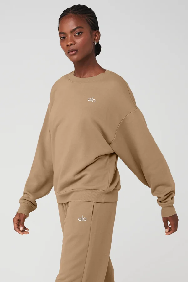 Accolade Crew Neck Pullover - Gravel