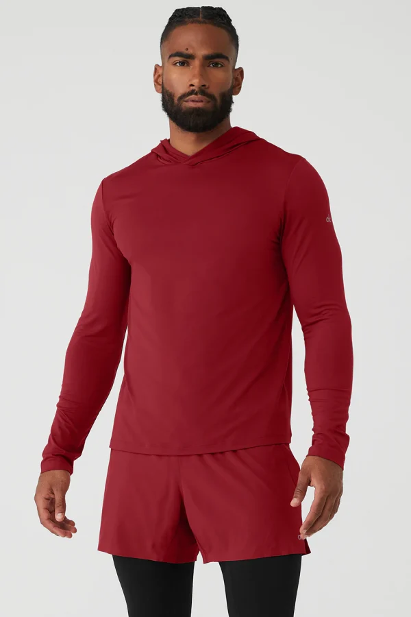 Conquer Reform Long Sleeve With Hood - Victory Red