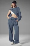 Accolade Straight Leg Sweatpant - Bluestone