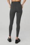 Pinstripe Jacquard Extreme High-Waist Legging - Anthracite/Black
