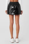 Snomoto Puffer Mini Skirt - Black