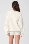 Scholar Crew Neck Sweater - Ivory