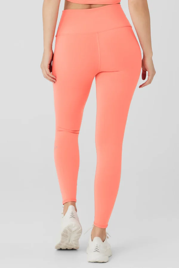 7/8 High-Waist Airbrush Legging - Candy Orange