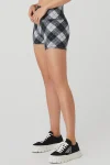 4 Vapor High-Waist Argyle Short - Black/Anthracite
