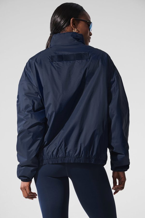Latitude Light Weight 1/2 Zip Pullover Jacket – Navy