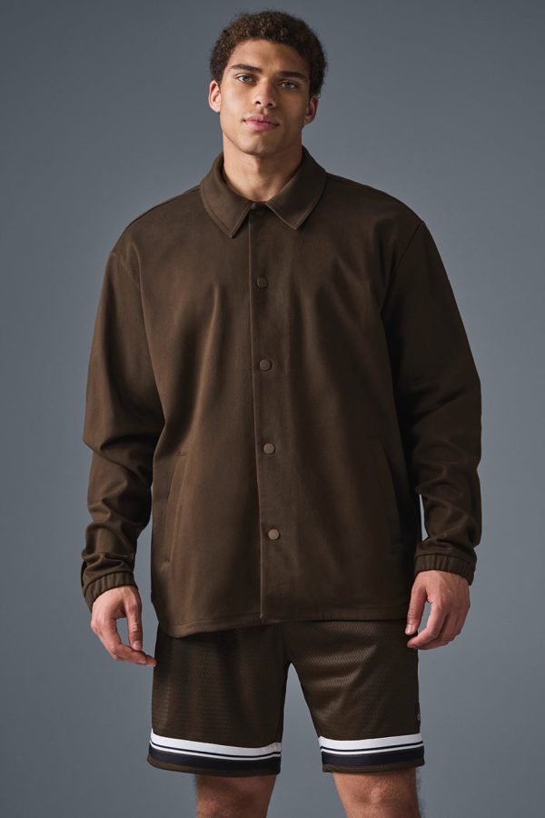 Edition Sueded Jacket – Espresso