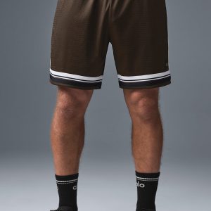 7″ Key Mesh Basketball Short – Espresso