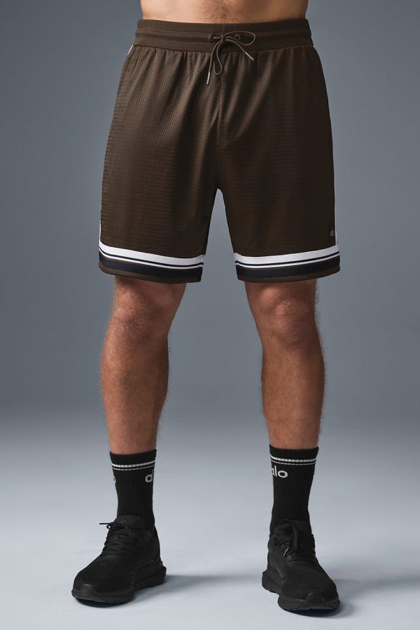 7″ Key Mesh Basketball Short – Espresso