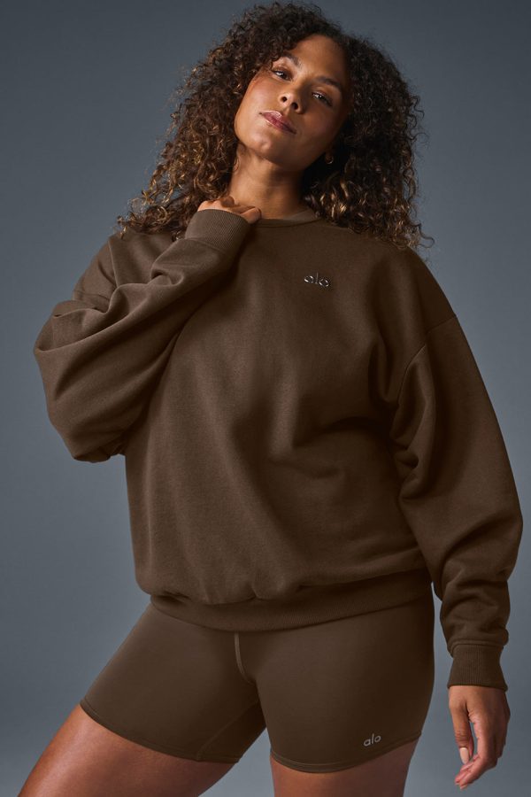Accolade Crew Neck Pullover – Espresso