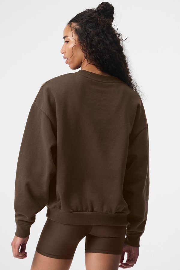 Accolade Crew Neck Pullover – Espresso