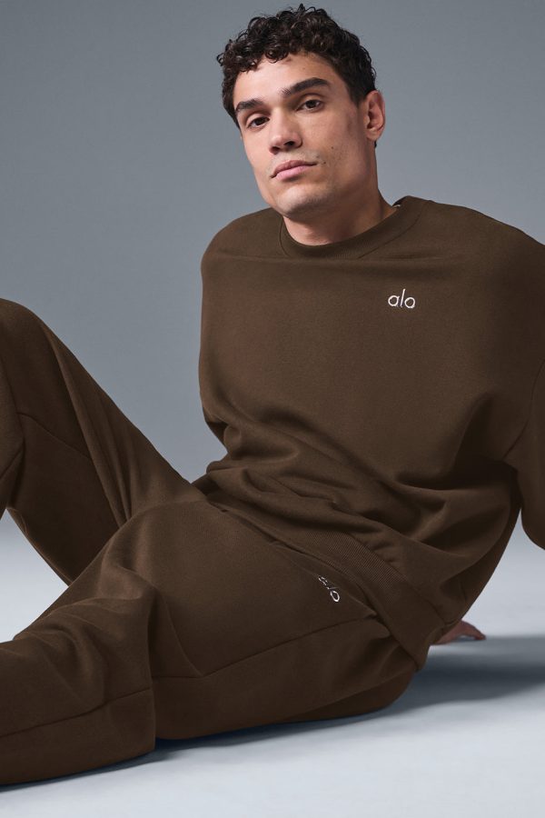 Accolade Crew Neck Pullover – Espresso