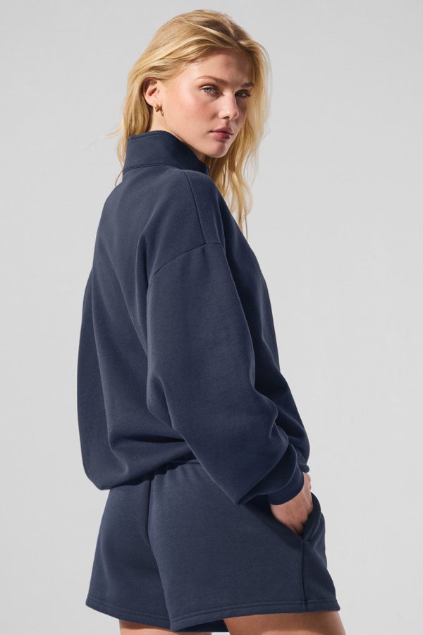 Accolade 1/4 Zip Pullover – Navy