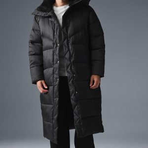 Gold Rush Puffer Trench ?C Black