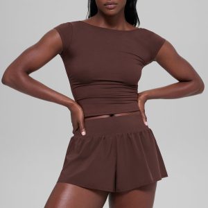 Alosoft Back For More Tee – Brownstone