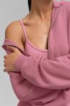 Sweet Escape Zip Up Hoodie – Pink Wild Rose