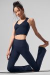 Airbrush High-Waist Bootcut Legging – Navy