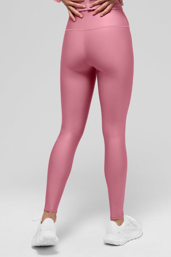 High-Waist Airlift Legging – Pink Wild Rose