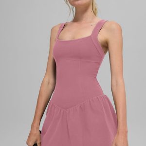 Alosoft Break Point Tennis Dress – Pink Wild Rose