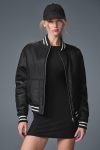Afterglow Varsity Jacket ?C Black