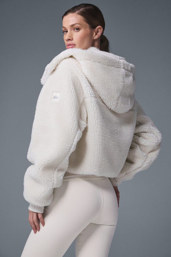 Foxy Sherpa Jacket ?C Ivory