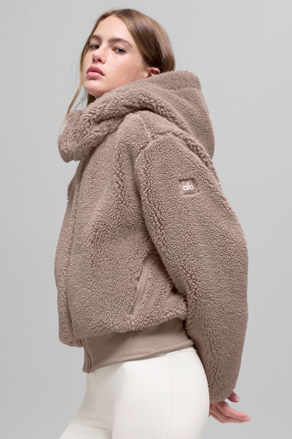 Foxy Sherpa Jacket ?C Chai Latte