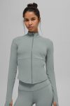 Airbrush Corset Full Zip Jacket ?C Lunar Grey