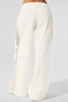 High-Waist Origin Wide Leg Track Pant ?C Ivory