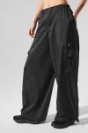 Sheer Game Time Wide Leg Jogger ?C Black